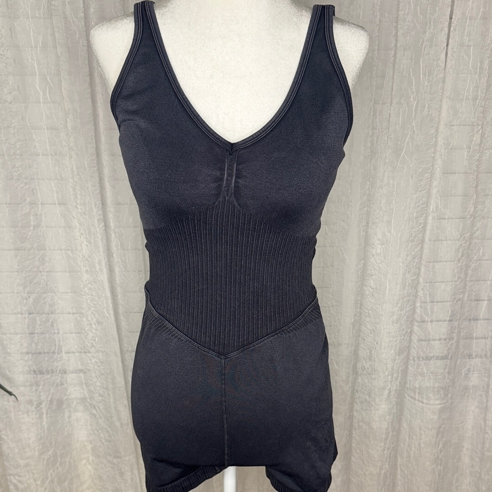 JoyLab Black Ribbed Bodysuit